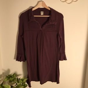 Dark purple tunic shirt by Free People